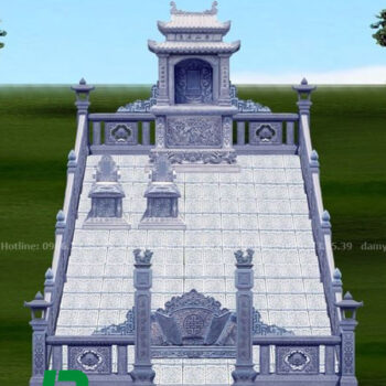 Bản vẽ khu lăng mộ XBV-08