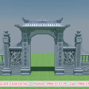 Bản vẽ cổng khu lăng mộ XBV-12