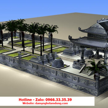 Bản vẽ khu lăng mộ XBV-15