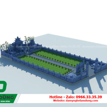 Bản vẽ khu lăng mộ XBV-28