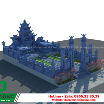 Bản vẽ khu lăng mộ XBV-30