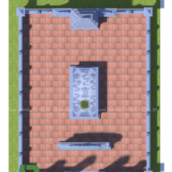 Bản vẽ khu lăng mộ XBV-58