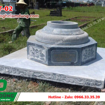 Mẫu mộ tròn đá XMT-02