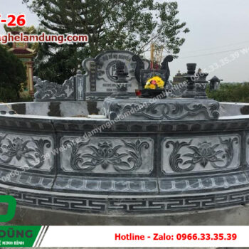 Mẫu mộ tròn đá XMT-26