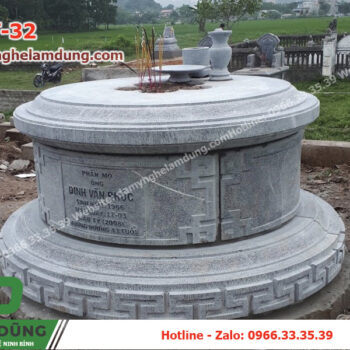 Mẫu mộ tròn đá XMT-32