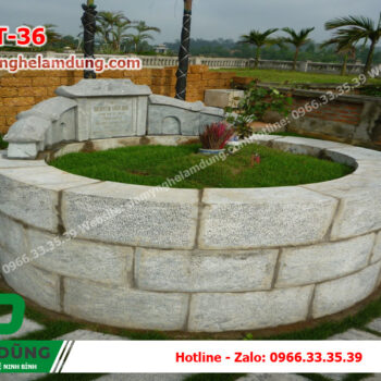 Mẫu mộ tròn đá XMT-36