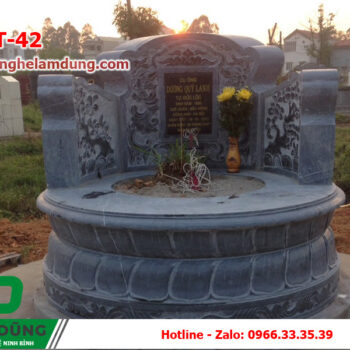 Mẫu mộ tròn đá XMT-42