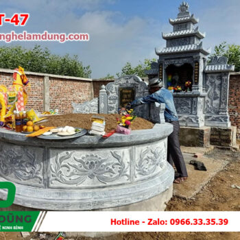 Mẫu mộ tròn đá XMT-47