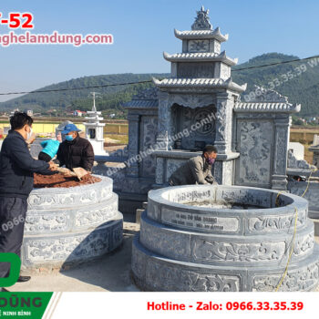 Mẫu mộ tròn đá XMT-52
