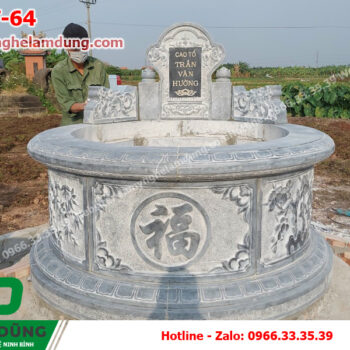 Mẫu mộ tròn đá XMT-64