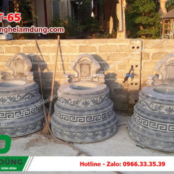 Mẫu mộ tròn đá XMT-65