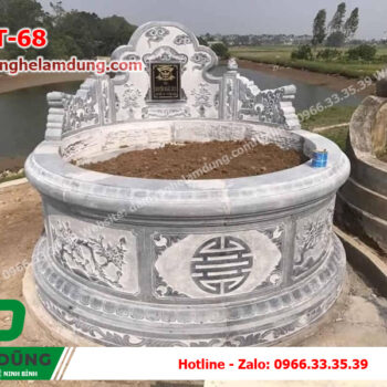 Mẫu mộ tròn đá XMT-68