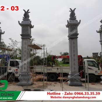 Cổng đá tứ trụ XC2-03