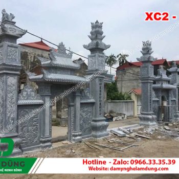 Cổng đá nhà thờ họ XC2-15