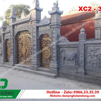 Cổng đá nhà thờ họ XC2-38