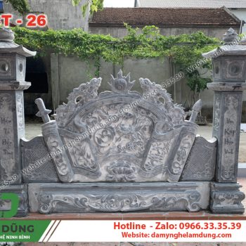 Cuốn thư đá đẹp XCT-26