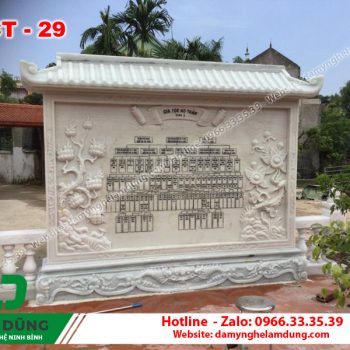 Cuốn thư đá đẹp XCT-29