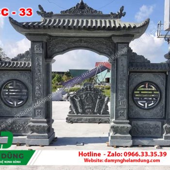 Cổng đá khu lăng mộ XCC-33