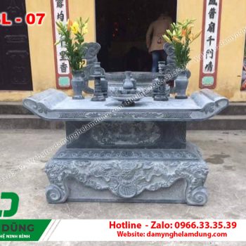 Mẫu bàn lễ đá đẹp XBL-07