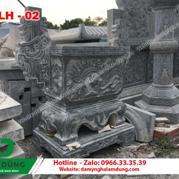 Mẫu lư hương đá XLH-02