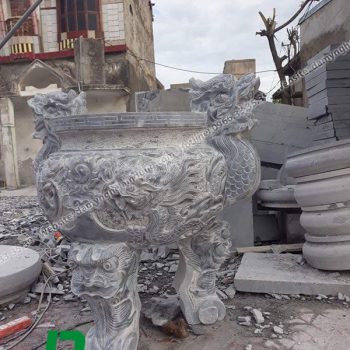 Mẫu lư hương đá XLH-11