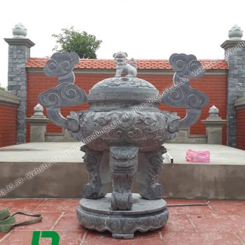 Mẫu lư hương đá XLH-12