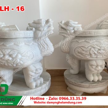 Mẫu lư hương đá XLH-16