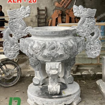 Mẫu lư hương đá XLH-20