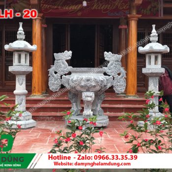 Mẫu lư hương đá XLH-20