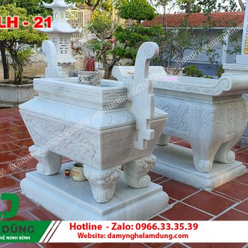 Mẫu lư hương đá XLH-21