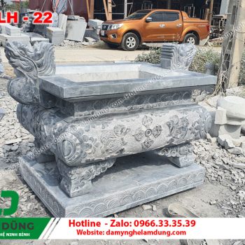 Mẫu lư hương đá XLH-22