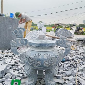 Mẫu lư hương đá XLH-23