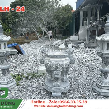 Mẫu lư hương đá XLH-24