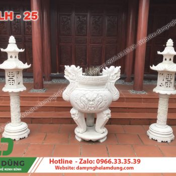 Mẫu lư hương đá XLH-25