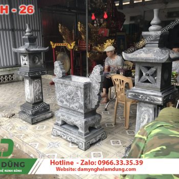 Mẫu lư hương đá XLH-26