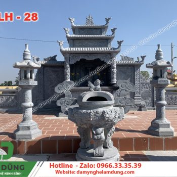 Mẫu lư hương đá XLH-28